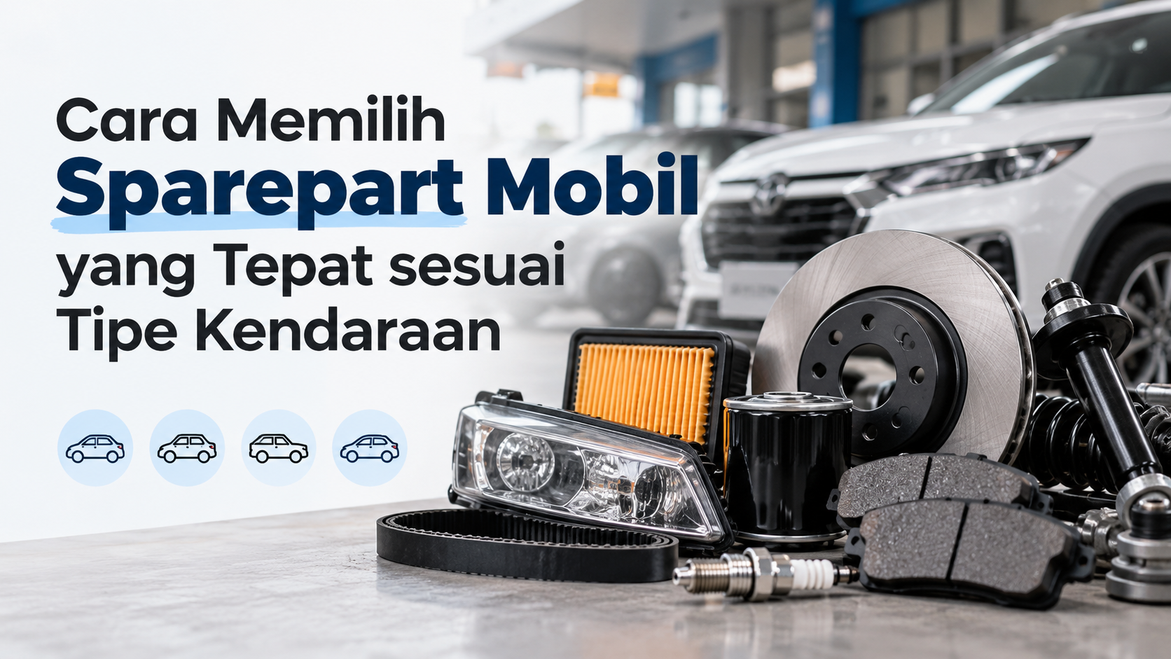 Cara Memilih Sparepart Mobil yang Tepat sesuai Tipe kendaraan